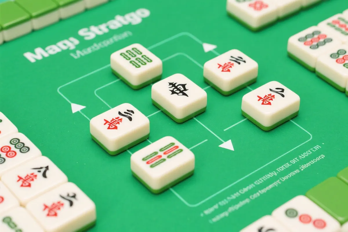 麻将策略示意图